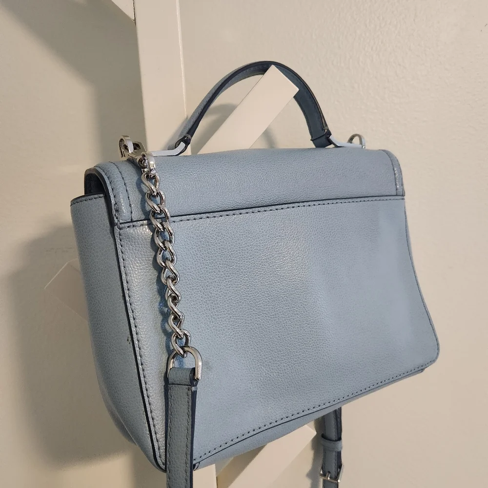 Kate Spade Patterson Drive Medium Maisie Crossbody Bag -‎ Blue Dawn Leather